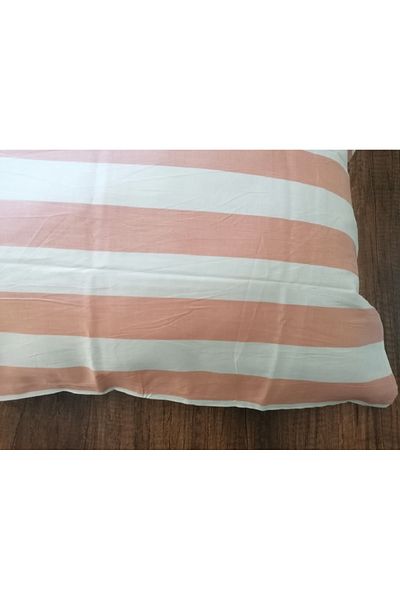 Taç Striped Pillowcase Set – 2 Pieces, 50X70 Cm, 100% Cotton Satin