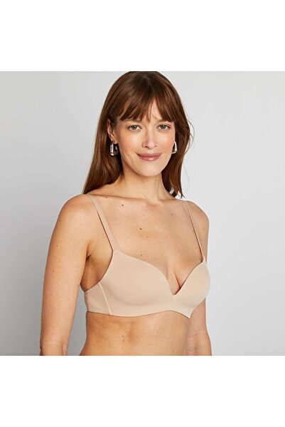 KIABI Invisible microfibre triangle bra PINK