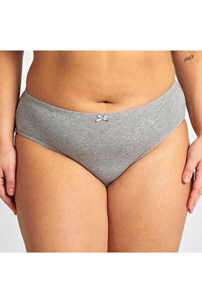 KIABI Pack of 3 stretch cotton briefs GREY