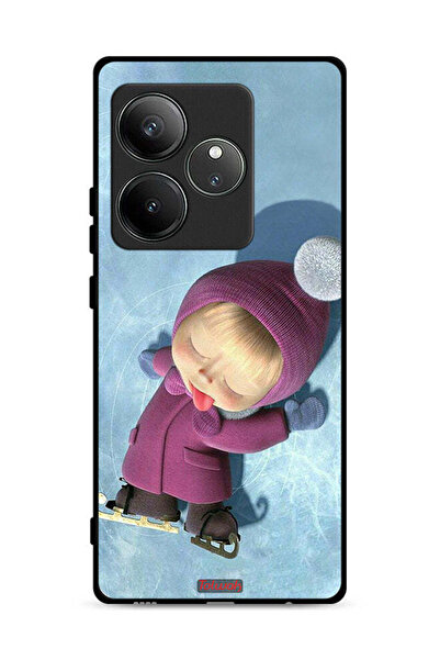 Tolwak غطاء حماية لطيف على شكل دمية لهاتف Realme GT 6T 5G