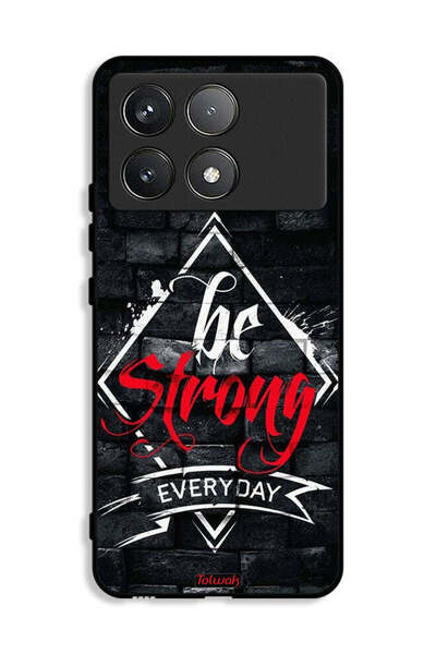 Tolwak Xiaomi Redmi K70E 5G Protective Case Cover Be Strong Every Day