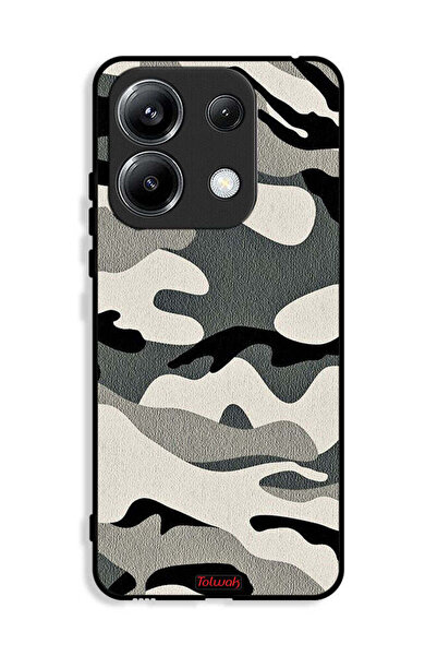 Tolwak غطاء حماية لهاتف Xiaomi Poco M6 Pro 4G مموه