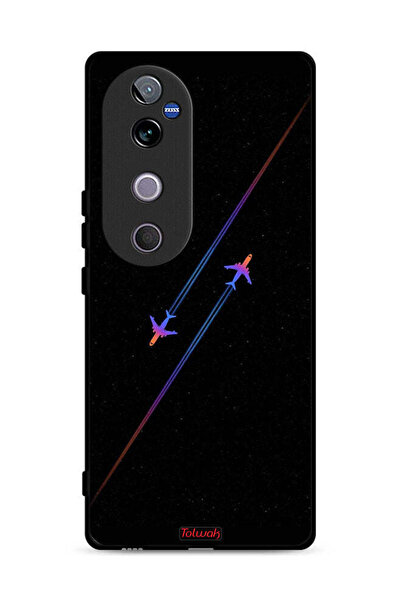 Tolwak غطاء حماية لهاتف Vivo V40 5G برسومات طائرات