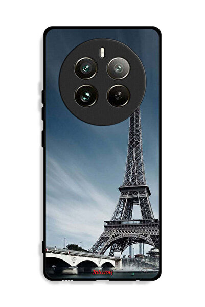 Tolwak غطاء حماية لهاتف Realme 12 Pro Plus 5G بتصميم برج إيفل