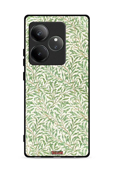 Tolwak غطاء حماية لهاتف Realme GT 6T 5G بنمط غصن الصفصاف الشهير