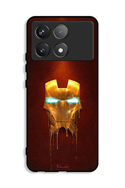 Tolwak غطاء حماية لهاتف شاومي بوكو X6 برو 5G، الرجل الحديدي، مارفل كوميكس