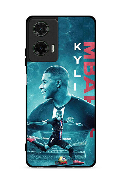 Tolwak غطاء حماية لهاتف موتورولا موتو جي 35 5G، ملصق مبابي