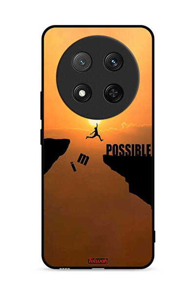 Tolwak غطاء حماية لهاتف Honor X9c 5G مطبوع عليه عبارة "أنا ممكن"