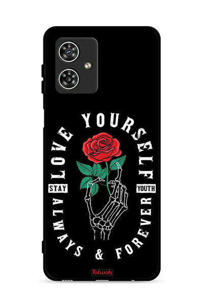 Tolwak غطاء حماية لهاتف موتورولا موتو جي 54 5G - أحب نفسك دائمًا