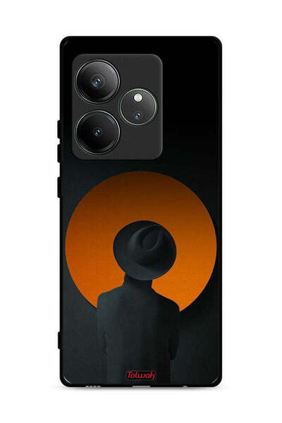 Tolwak Realme GT 6T 5G Protective Case Cover Hat Boy Art