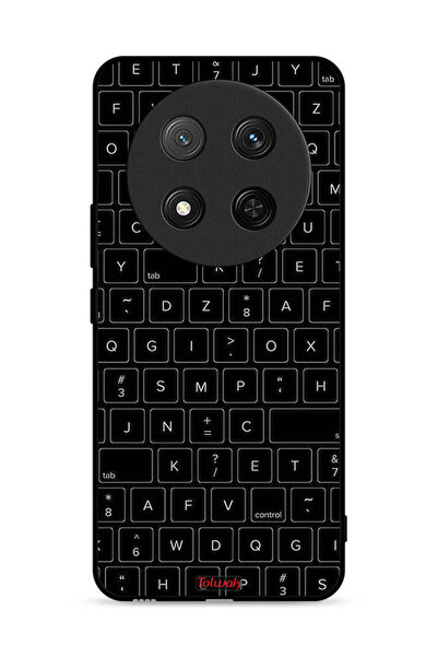 Tolwak غطاء حماية لهاتف Honor X9c 5G بنمط مفاتيح لوحة مفاتيح عشوائية