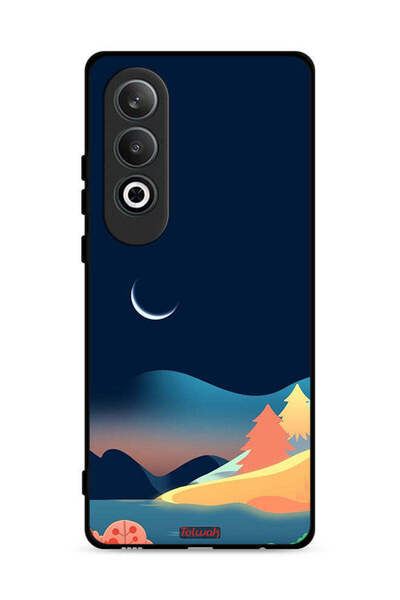 Tolwak غطاء حماية لهاتف OnePlus Nord CE4 5G برسومات تجريدية على شكل قمر