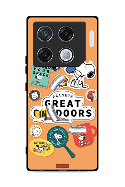 Tolwak غطاء حماية لهاتف Infinix GT 20 Pro 5G بملصقات الفول السوداني