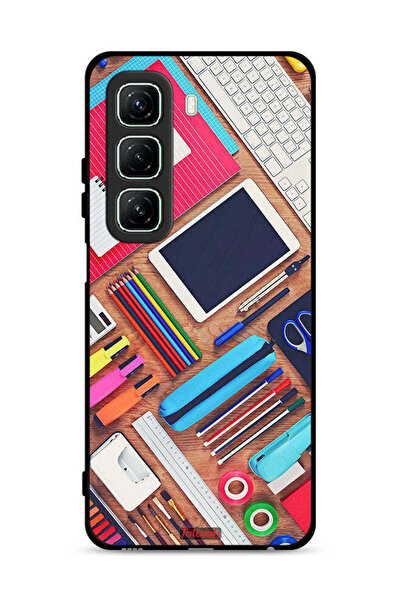 Tolwak غطاء حماية لهاتف Infinix Hot 50 5G بتصميم فتاة هوبي ديسك