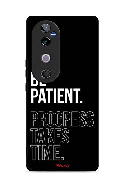 Tolwak غطاء حماية لهاتف Vivo V40 5G كن صبورًا فالتقدم يستغرق وقتًا