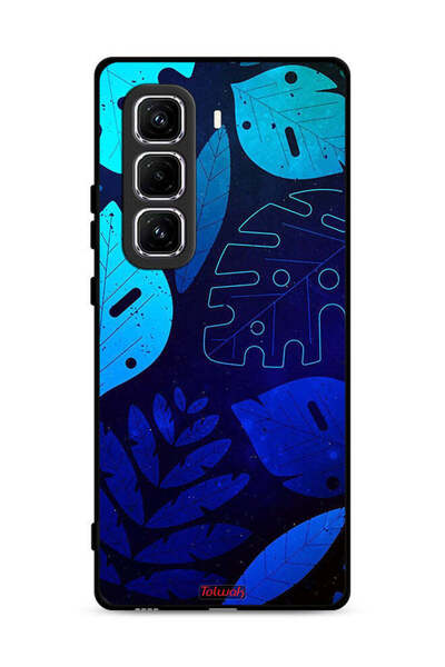 Tolwak غطاء حماية لهاتف Infinix Hot 50 Pro Plus 4G بنقشة أوراق الشجر