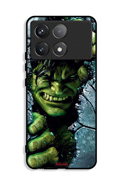 Tolwak غطاء حماية Xiaomi Redmi K70E 5G بتصميم هالك المذهل