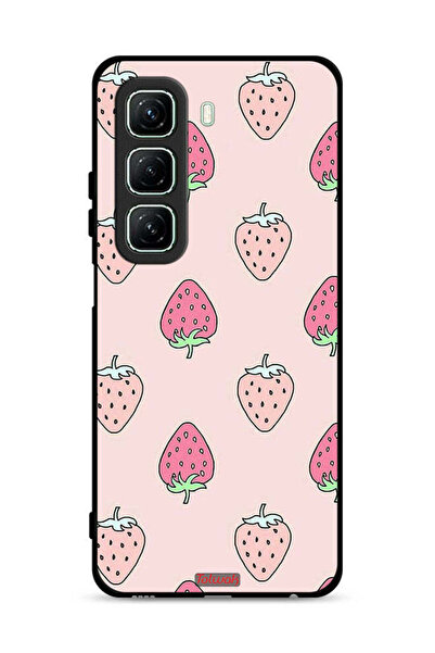 Tolwak غطاء حماية لهاتف Infinix Hot 50 5G أيقونة الفراولة