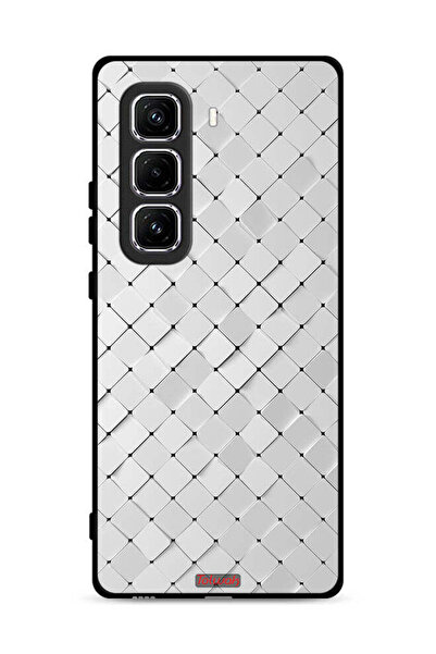 Tolwak غطاء حماية لهاتف Infinix Hot 50 Pro Plus 4G بنقشة بلاط