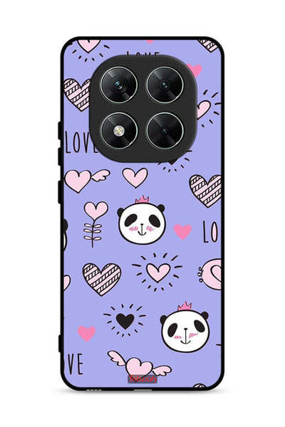 Tolwak غطاء حماية لهاتف شاومي ريدمي نوت 14 برو 5G بطبعة حب ورسومات باندا