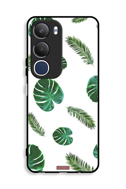 Tolwak غطاء حماية لهاتف Vivo Y19s 4G بنقشة ريش فنية