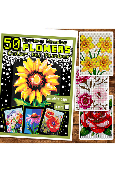 Legendary Gifts Carte de colorat cu numere, colorare după număr, 50 de imagin...