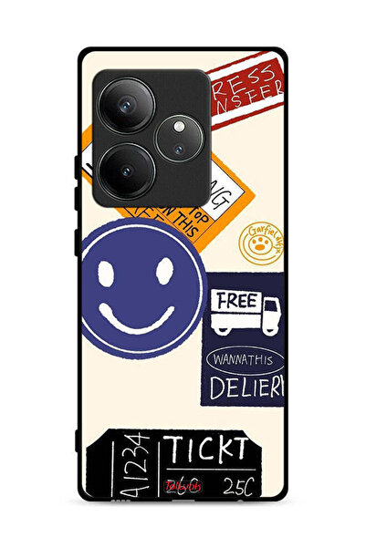 Tolwak غطاء حماية لهاتف Realme GT 6T 5G مع ملصق نقل سريع مجاني