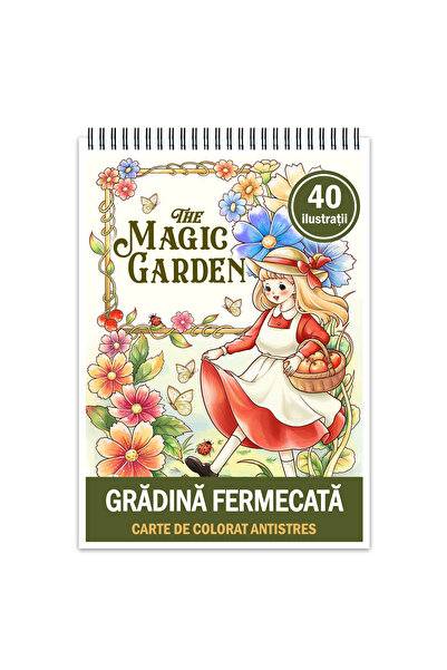 Legendary Gifts Βιβλίο ζωγραφικής κατά του στρες, 40 εικόνες Μαγεμένος Κήπος,...
