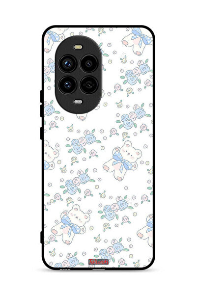 Tolwak غطاء حماية لهاتف هواوي نوفا 13 برو 5G، دب تيدي لطيف وأيقونة زهور