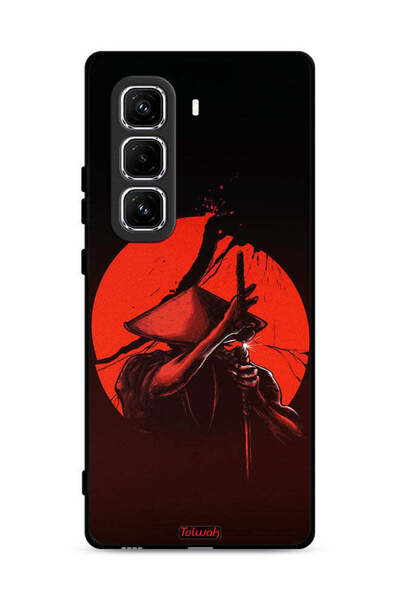 Tolwak غطاء حماية لهاتف Infinix Hot 50 Pro Plus 4G بتصميم Sword Warrior
