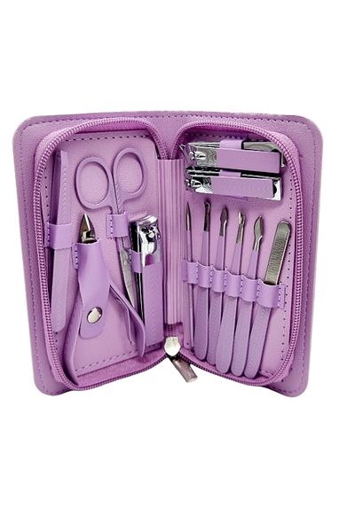 SYGGY Mauve Manicure & Pedicure Kit – 12 Essential Pieces for Flawless Nails