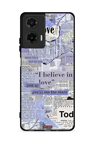 Tolwak غطاء حماية لهاتف موتورولا موتو جي 35 5G - قطع من الصحف