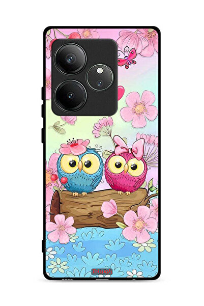 Tolwak غطاء حماية لهاتف Realme GT Neo6 5G برسومات بومة لطيفة