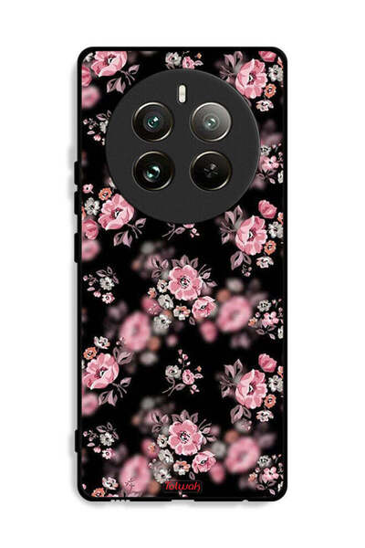Tolwak غطاء حماية لهاتف Realme 12 Pro Plus 5G بنقشة زهور بورتريه