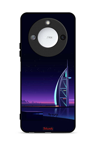 Tolwak غطاء حماية لهاتف Honor X9c Smart 5G - برج العرب - فن رقمي