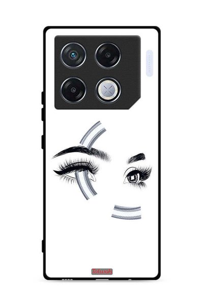 Tolwak غطاء حماية لهاتف Infinix GT 20 Pro 5G برسومات عيون فنية