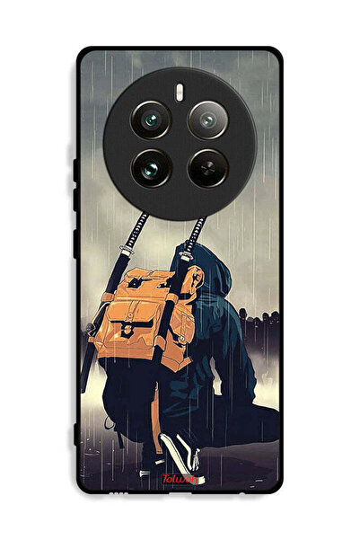 Tolwak غطاء حماية لهاتف Realme 12 Pro 5G بتصميم سيف ساموراي رقمي