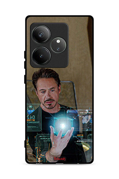 Tolwak غطاء حماية لهاتف Realme GT Neo6 5G بتصميم الرجل الحديدي