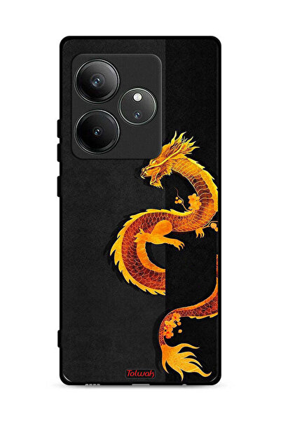 Tolwak Realme GT Neo6 5G Protective Case Cover Dragon Art