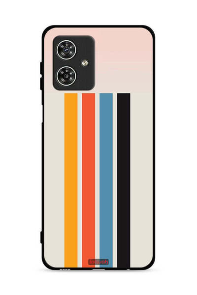 Tolwak غطاء حماية لهاتف موتورولا موتو جي 54 5G بنمط خطوط مستقيمة