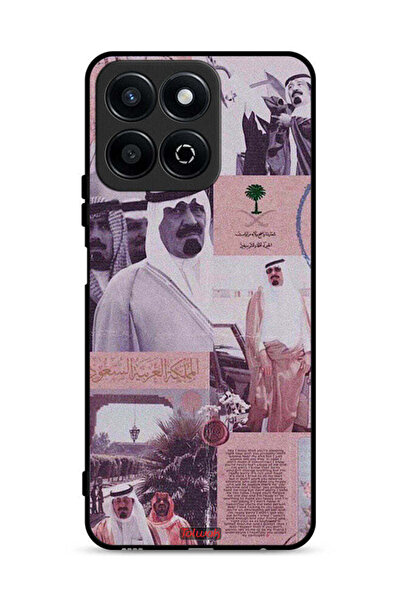 Tolwak غطاء حماية لهاتف Honor X7c 4G، ملصق الملك عبد الله العتيق