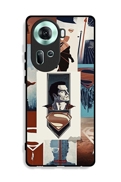 Tolwak غطاء حماية Oppo Reno11 5G برسومات سوبرمان