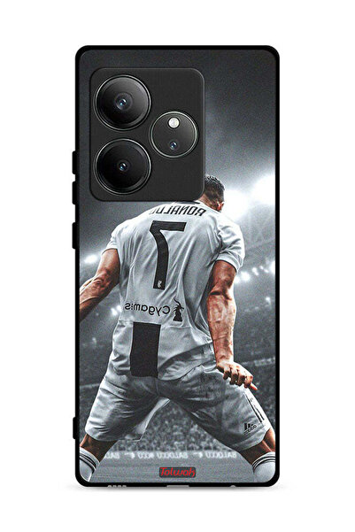 Tolwak غطاء حماية لهاتف Realme GT Neo6 SE 5G بطبعة احتفال كريستيانو رونالدو