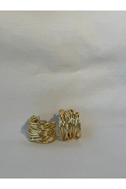 RONİ İç İçe Geçmiş Halka Küpe