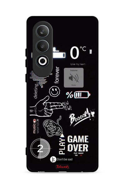 Tolwak غطاء حماية OnePlus Nord CE4 5G Game Over Pew Pew