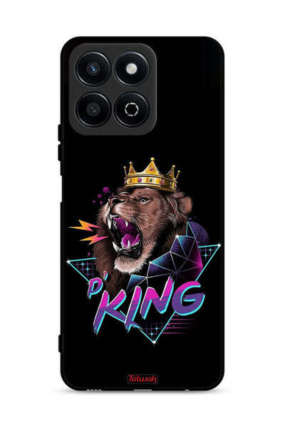 Tolwak غطاء حماية لهاتف Honor Play 60 Plus 5G برسومات الأسد الملك