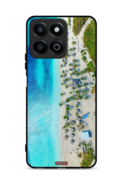 Tolwak غطاء حماية لهاتف Honor Play 60 Plus 5G بلون الشاطئ