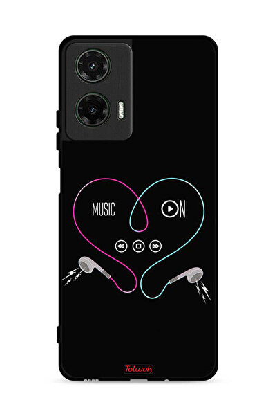 Tolwak غطاء حماية لهاتف موتورولا موتو جي 35 5G مع موسيقى