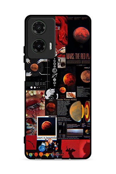 Tolwak غطاء حماية لهاتف موتورولا موتو جي 35 5G برسومات مارس آرت