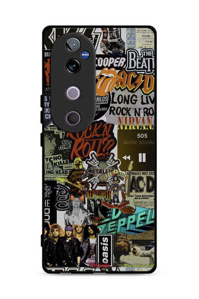 Tolwak غطاء حماية لهاتف Vivo V40 5G، تحيا موسيقى الروك آند رول